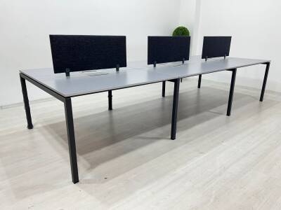 SES YALITIMLI DATAPORTLU 6'LI WORKSTATİON - 6