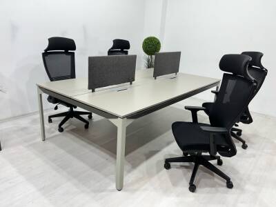 SES YALITIMLI DATAPORTLU 4'LÜ WORKSTATİON - 2