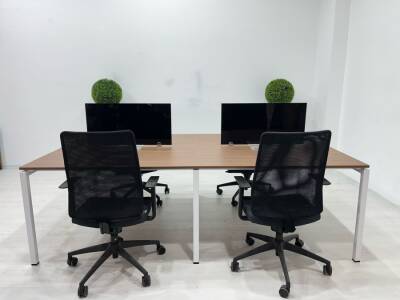 SES YALITIMLI DATAPORTLU 4'LÜ WORKSTATİON - 4