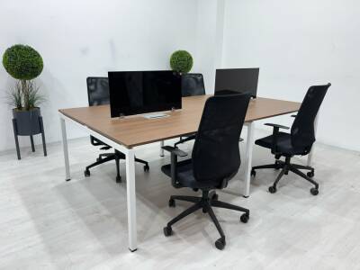 SES YALITIMLI DATAPORTLU 4'LÜ WORKSTATİON - 5