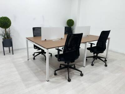 SES YALITIMLI DATAPORTLU 4'LÜ WORKSTATİON - 4