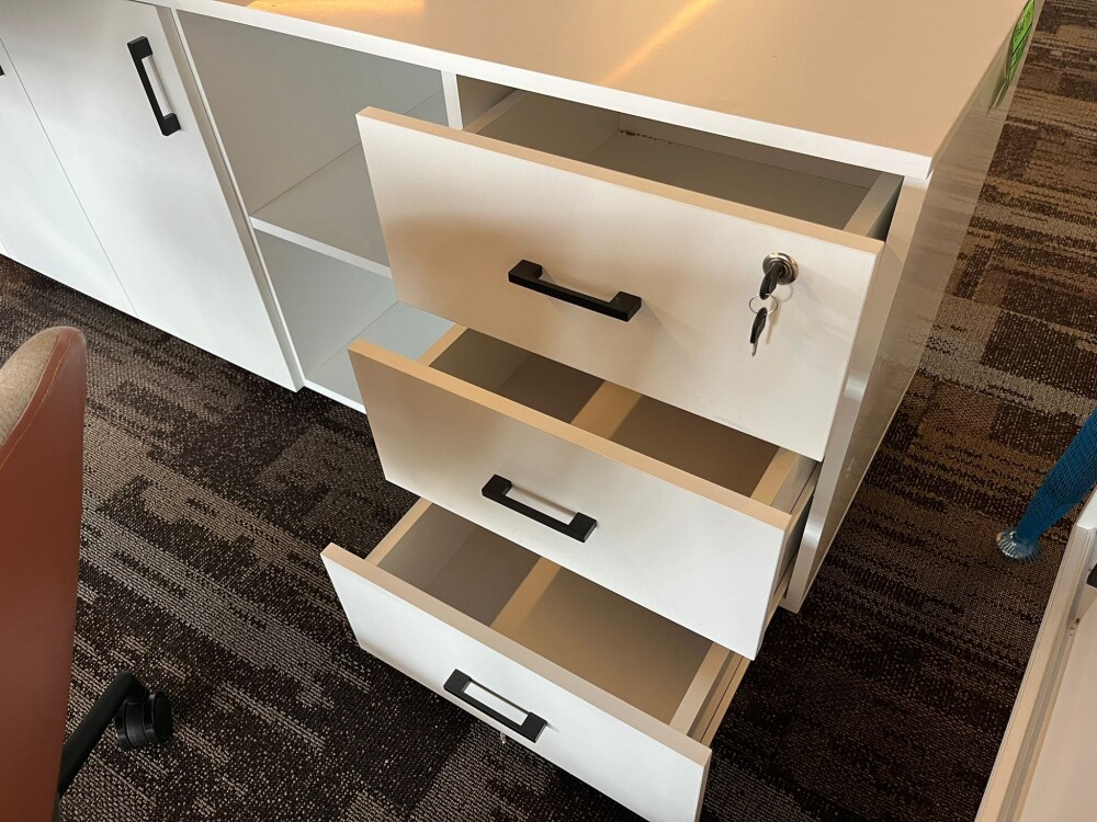 ATOM OFİS EGE WHITE ETEJERLİ YÖNETİCİ TAKIMI - 7