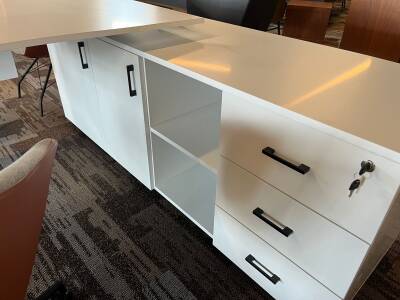 ATOM OFİS EGE WHITE ETEJERLİ YÖNETİCİ TAKIMI - 8