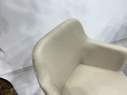 MELİK KREM DERİ BEKLEME KOLTUĞU - 3