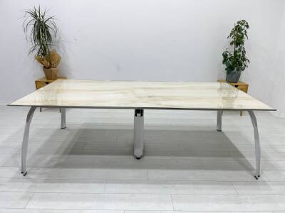 ATOM OFİS-MERMER DEMİR AYAKLI TOPLANTI MASASI KAMPANYALI FİYAT (2 YIL GARANTİ) - 7